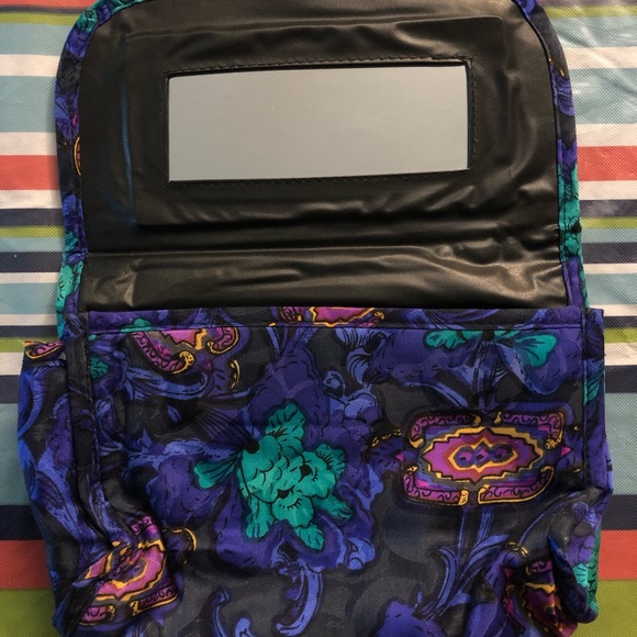 Blue and Green Make up Bag - Picture 2 of 4